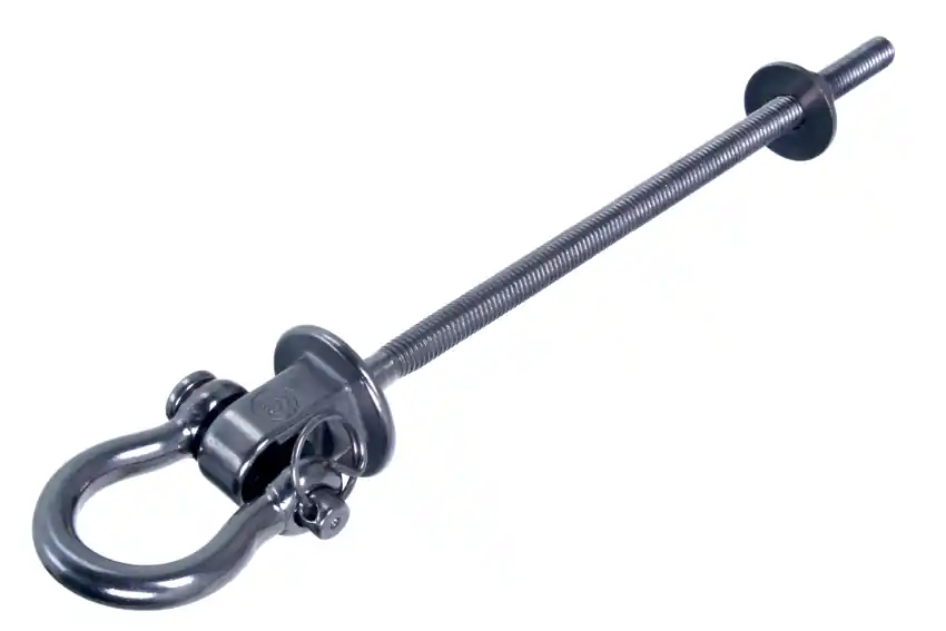 Niska cena Hak huśtawkowy nierdzewny z szeklą / A4-AISI 316 / M8 x 170 mm