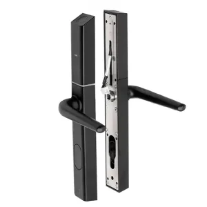 Tani Klamka elektroniczna PSG COLIBRI / długi szyld z regulowanym rozstawem 72, 85, 92 mm / czarna / IP55 / BLUETOOTH / Wi-Fi / SMART LIFE