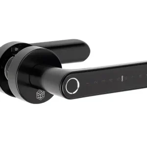Klamka elektroniczna PSG LUMA / krótki szyld okrągły / czarna / IP55 / BLUETOOTH / Wi-Fi / SMART LIFE Promocja