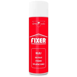 Bezpieczne zakupy Klej kontaktowy SPRAY-KON FIXER 500 ml do pianki dylatacyjnej i folii