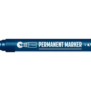 Marker budowlany / LYRA PERMANENT MEDIUM / ścięta końcówka / gruby 2-6 mm / czerwony Taniej