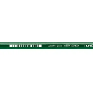 Marker / ołówek techniczny LYRA CHINA MARKER woskowy / 170 mm / zielony Rabat