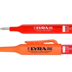 Marker techniczny LYRA INK PROFI DEEP HOLE MARKER permanentny / czerwony Niska cena