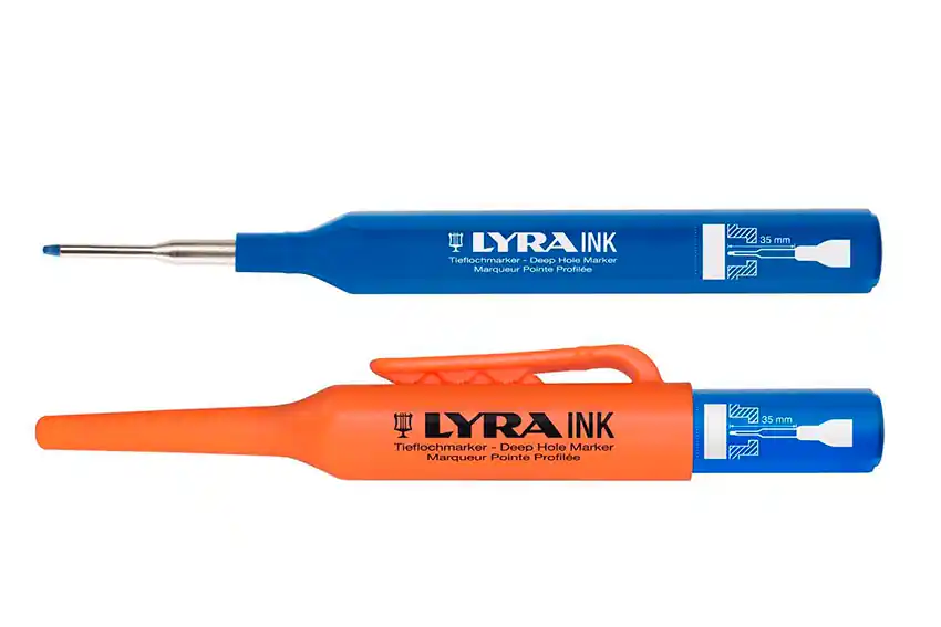 Cena promocyjna Marker techniczny LYRA INK PROFI DEEP HOLE MARKER permanentny / niebieski
