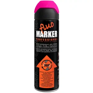 Marker - znacznik geodezyjny profesjonalny FLUOMARKER 500 ml / różowy Popularny