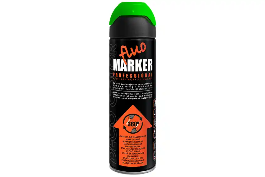 Marker - znacznik geodezyjny profesjonalny FLUOMARKER 500 ml / zielony Super okazja