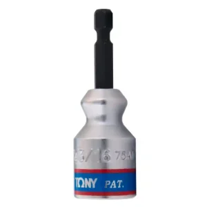 Nasadka do prętów gwintowanych / KING TONY / na wkrętarkę / uchwyt HEX 1/4" / 66 mm / M5 Ostatnia szansa