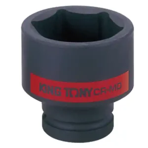 Szybka dostawa Nasadka udarowa z mocowaniem 3/4" / calowa 6-kątna / KING TONY / stal CrMo / 1-1/2"