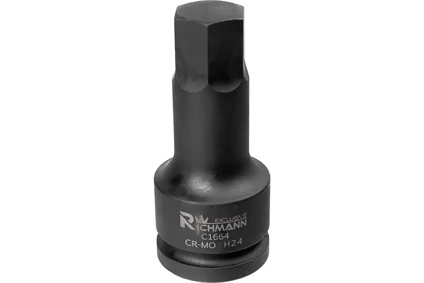 Nasadka udarowa z mocowaniem 3/4" / Imbus - HEX / stal CrMo / H24 x 100 mm Dostępne od ręki