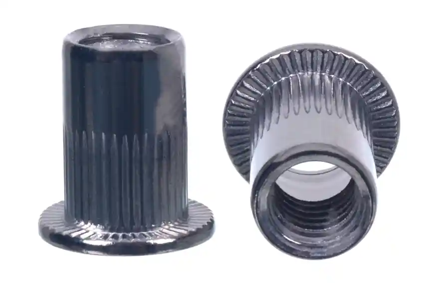 Nitonakrętka nierdzewna z kołnierzem ząbkowana M10x17 mm / A2-AISI 304 Tani