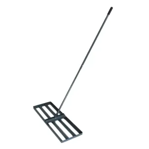 Wysoka jakość Niwelator ogrodowy ręczny 90x30 cm z trzonkiem metalowym 170 cm