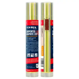 Darmowy zwrot Ołówek techniczny LYRA DRY GIANT - wkłady grafitowe H 333 / 12 sztuk / 2x5x150 mm