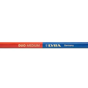 Łatwy zwrot Ołówek techniczny LYRA DUO Medium Red/Blue dwustronny / średni / czerwono - niebieski