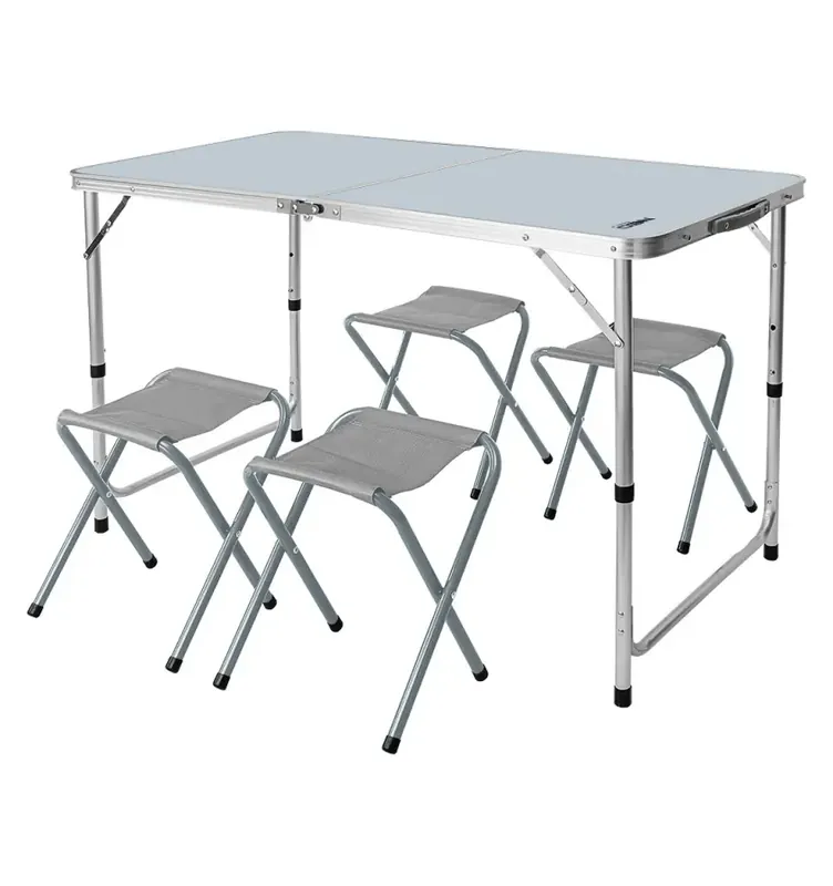 Oferta Zestaw biwakowy stół i 4 krzesła, składany w walizkę NEO Tools 63-159