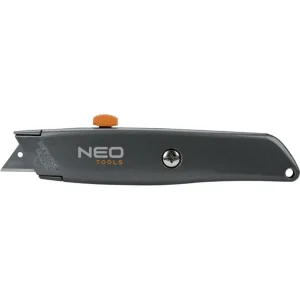 Taniej Nóż z ostrzem trapezowym, metalowy korpus NEO Tools 63-702