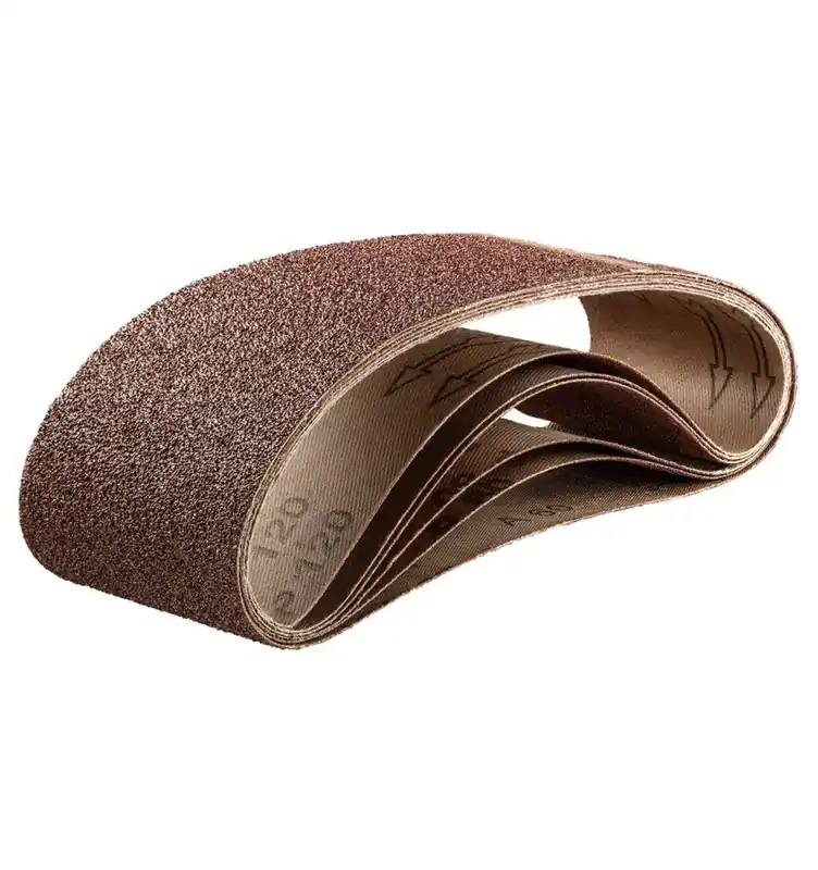 Pasy bezkońcowe 75 x 533 mm, K60, K80x2, K100x2, K120, zestaw 6 szt. VERTO 63H656 Popularny