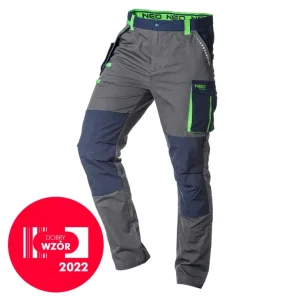 Bestseller Spodnie robocze PREMIUM, 100% bawełna, ripstop, rozmiar L NEO Tools 81-227-L