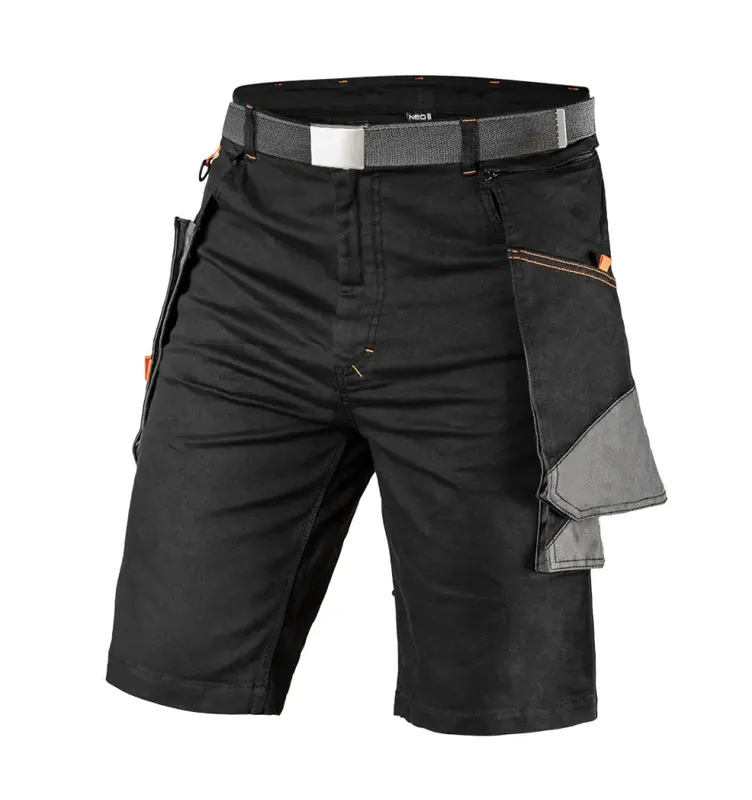 Bezpieczna płatność Krótkie spodenki robocze HD Slim, pasek, rozmiar XXXL NEO Tools 81-278-XXXL