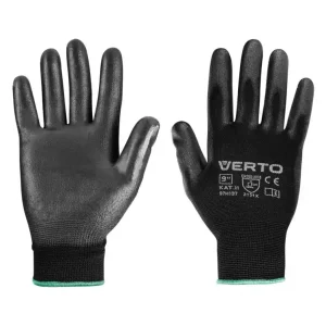 Wyjątkowa oferta Rękawice ogrodowe pokryte PU, rozmiar 9" VERTO 97H137