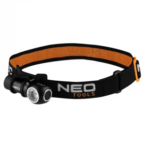 Latarka czołowa akumulatorowa 600 lm USB magnetyczne ładowanie CREE XPG3 LED NEO Tools 99-027 Szybka wysyłka