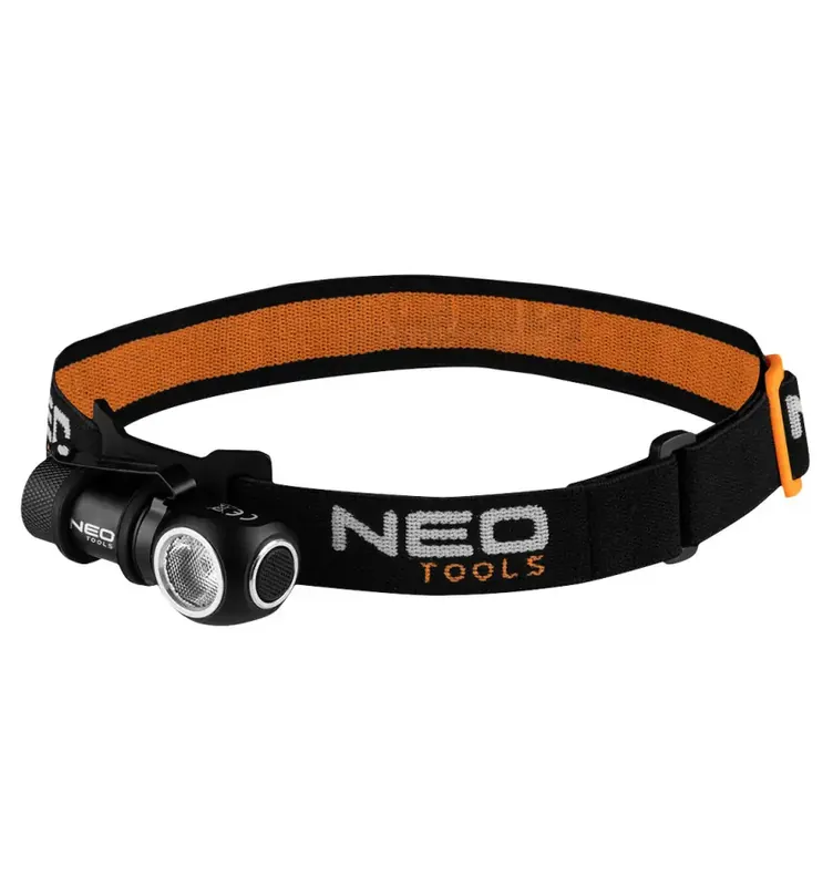Latarka czołowa akumulatorowa 600 lm USB magnetyczne ładowanie CREE XPG3 LED NEO Tools 99-027 Szybka wysyłka