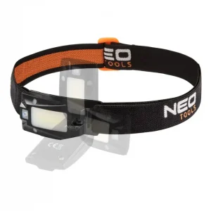 Sprawdź teraz Latarka czołowa akumulatorowa USB 180 lm COB LED + czujnik ruchu NEO Tools 99-069