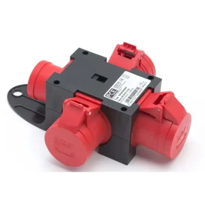 Rozgałęźnik siłowy, 3 gniazda 5P (3P+Z+N) 16A 400V IP44, PCE 9430007W Zamów teraz