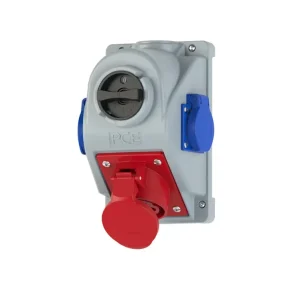 Szybka dostawa Gniazdo siłowe COMBO-POL z Rozłącznikiem 0-1, stałe 32A 5P (3P+Z+N) 400V + 2 x 230V IP44, PCE 96062542W