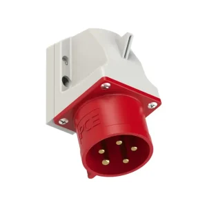 Nowość Wtyczka siłowa odbiornikowa, Stała 5P (3P+Z+N) 32A 400V 6h IP44, PCE 525-6