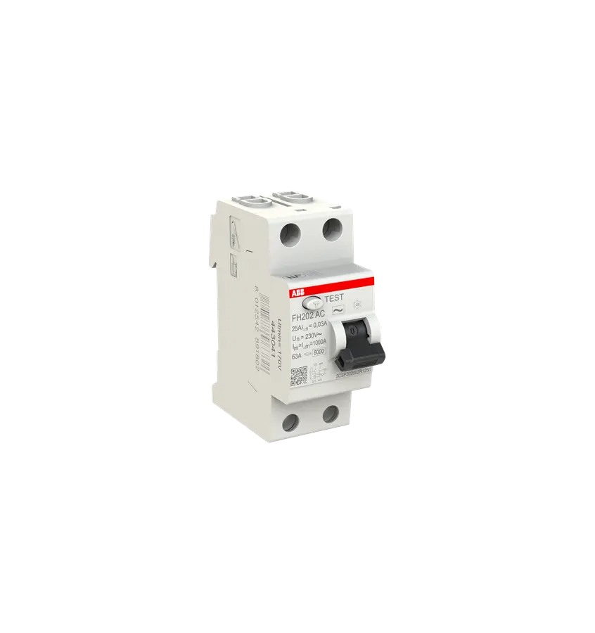 ABB Wyłącznik różnicowoprądowy 2P AC 40A 6kA, FH202 AC-40/0,03 Wysoka jakość