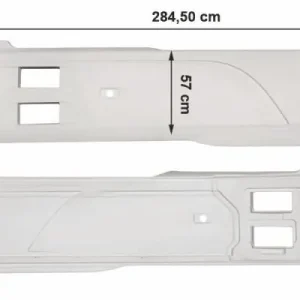 Osłona międzyosiowa L pasuje do DAF XF 106 10.12- Oferta czasowa