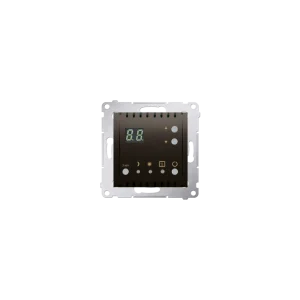 Zamów dziś SIMON 54 Regulator temperatury z wyświetlaczem z czujnikiem wewnętrznym 16(2) A, 230V brąz mat