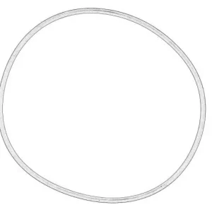 Cena promocyjna Uszczelka pompy cieczy chłodzącej (130x4mm) pasuje do DAF XF 106 MX-11330-MX-13390 05.17-