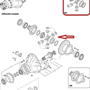 Zniżka ZESTAW NAPRAWCZY TYLNY MOST DAF 65CF, CF65, 75CF, CF75, F65, F75, OŚ - 1132, 1132S, 1332,