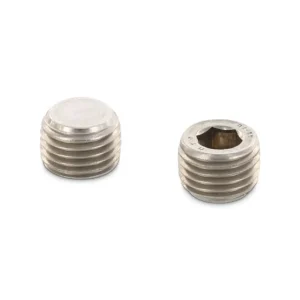 Bezpieczna płatność Wkręt dociskowy bez łba, na imbus z bolcem, koniec płaski DIN 906 A2 R 1/4″ wg DIN 3858