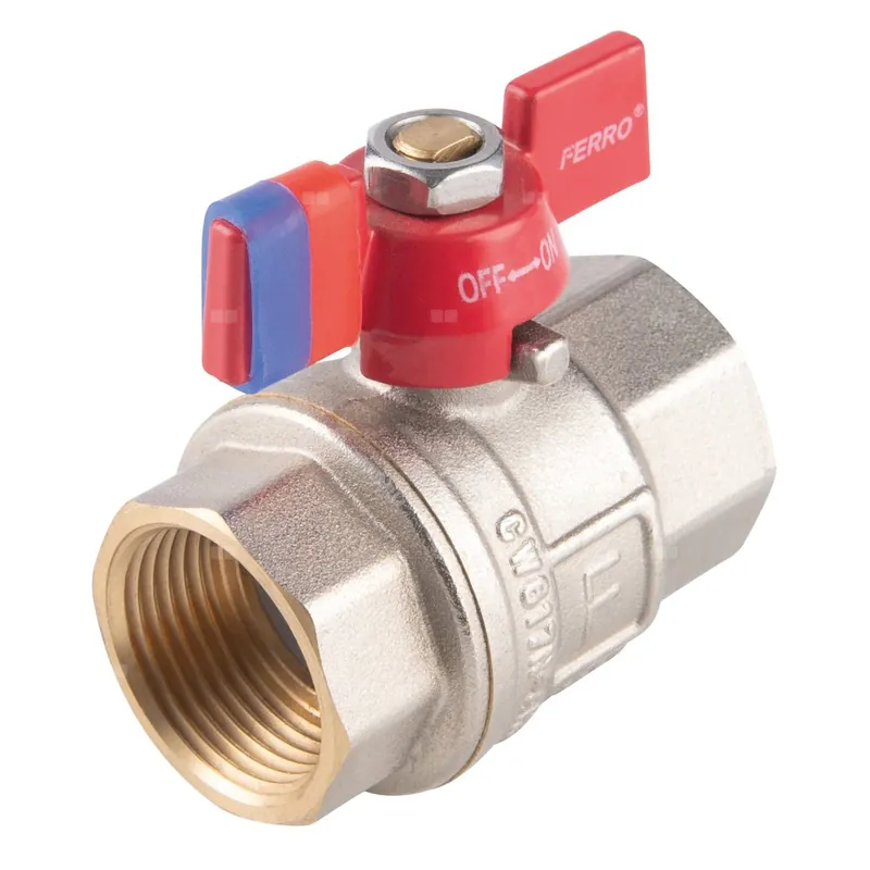 Zniżka Zawór kulowy FERRO F-POWER 1 1/4‘‘ GW, uchwyt motylek