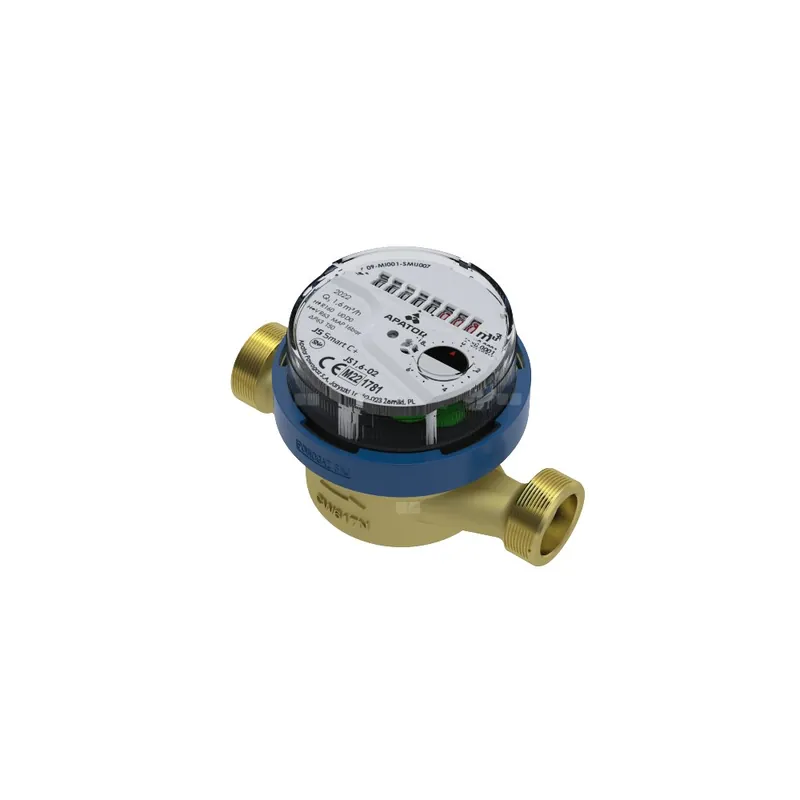 Wodomierz JS 1,6-07 Smart D+ skrzydełkowy, jednostrumieniowy, suchobieżny, do wody zimnej, Ti/Ir, CE, H-R160, V-R80, DN15, G ¾" Rabat